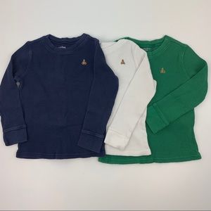 Baby Gap Boys Long Sleeve Thermal Shirt Bundle
